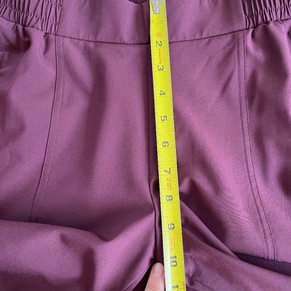 Old Navy Sz M Stretch Brooklyn Heights High Rise Jogger Pants Ankle Zipper - Picture 8 of 9